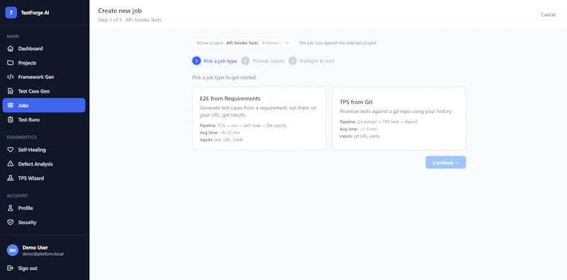 TestForge AI screenshot 3