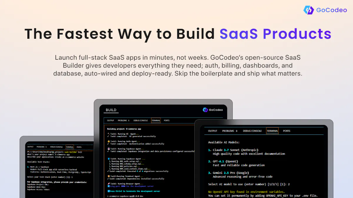GoCodeo SaaS Builder
