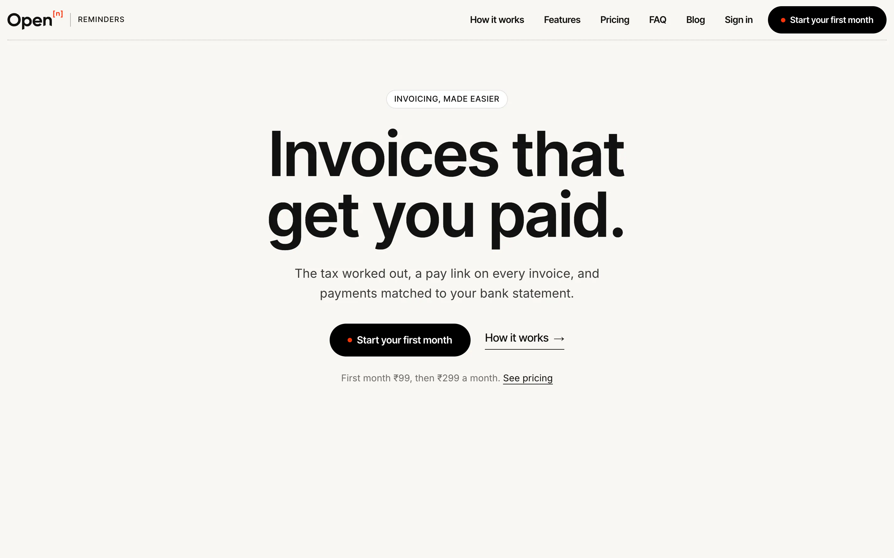 Openn Invoice gallery image