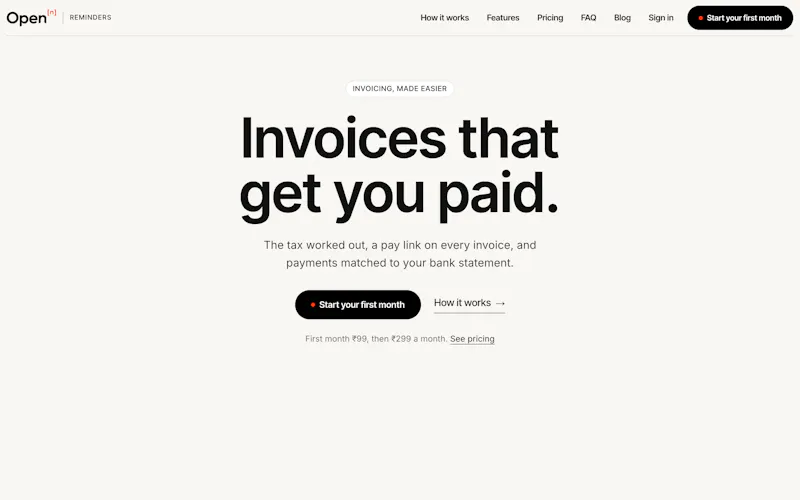 Openn Invoice screenshot 2