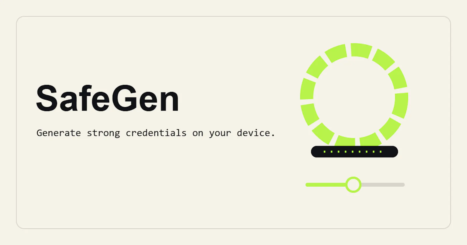 SafeGen screenshot 1