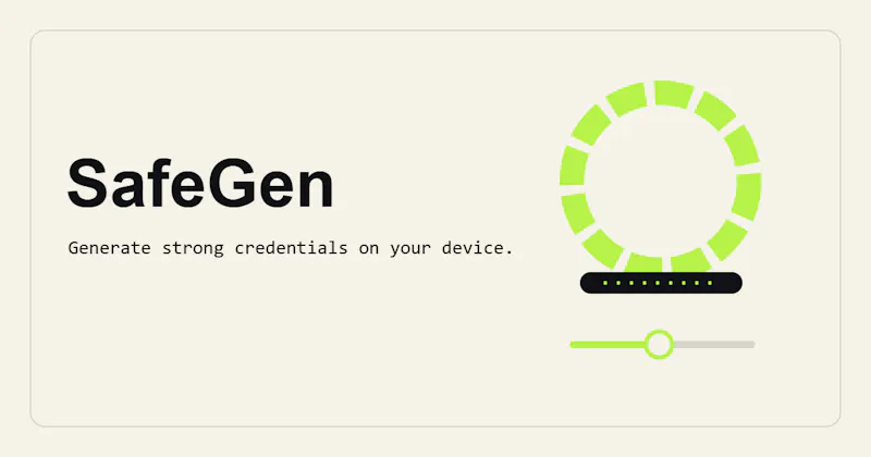SafeGen screenshot 1