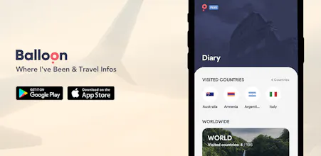 Balloon: Tracking your Visited Countries gallery image