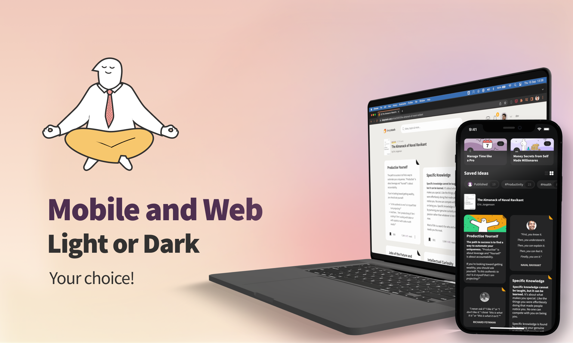 DeepStash 2.0 - Откройте знания из статей, книг, видео и подкастов медиа 6