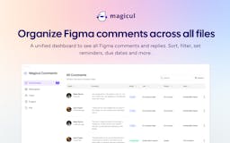 Figma Comment Organizer by Magicul media 1