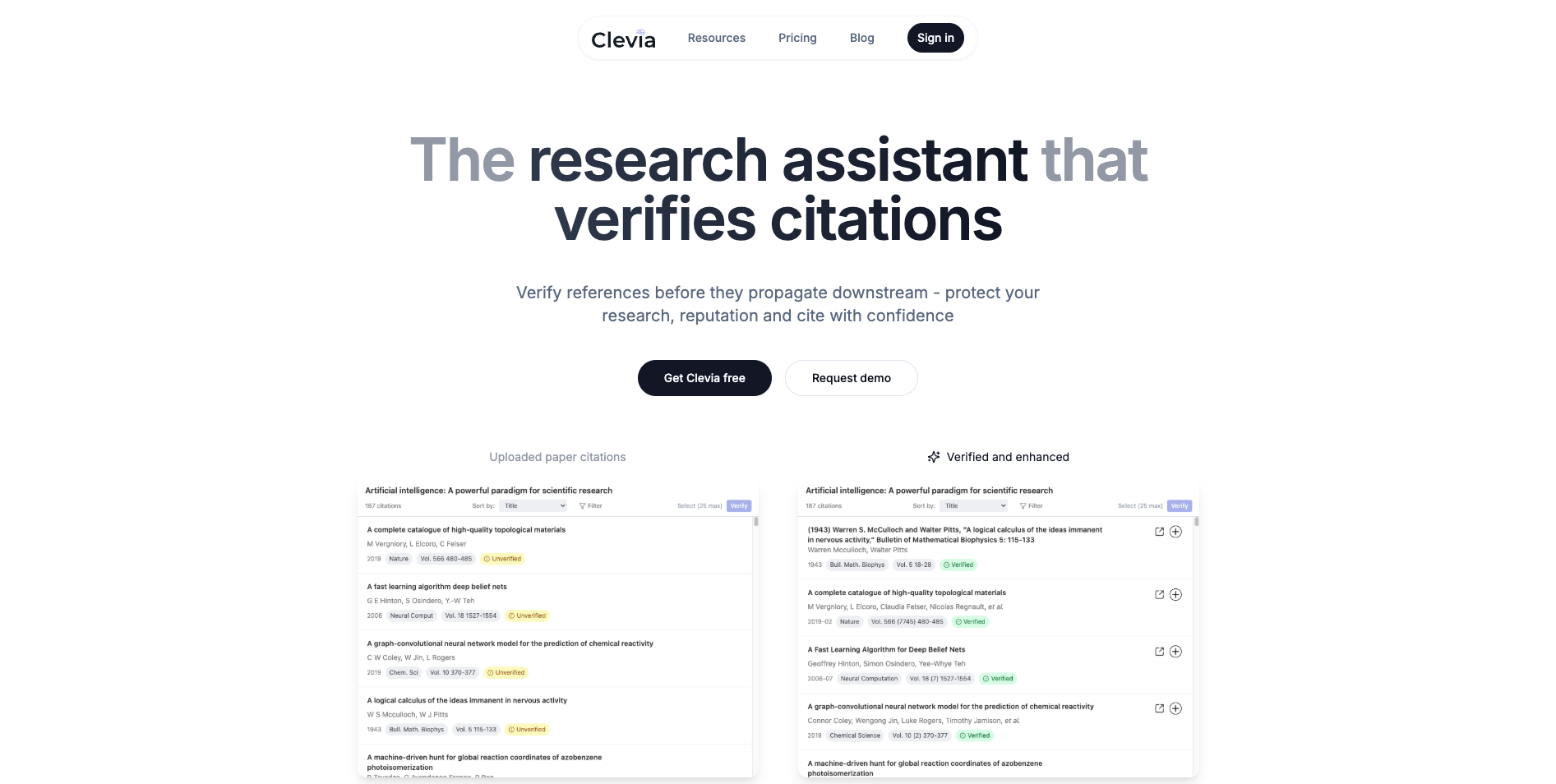 Clevia - Main product screenshot demonstrating key features and user interface