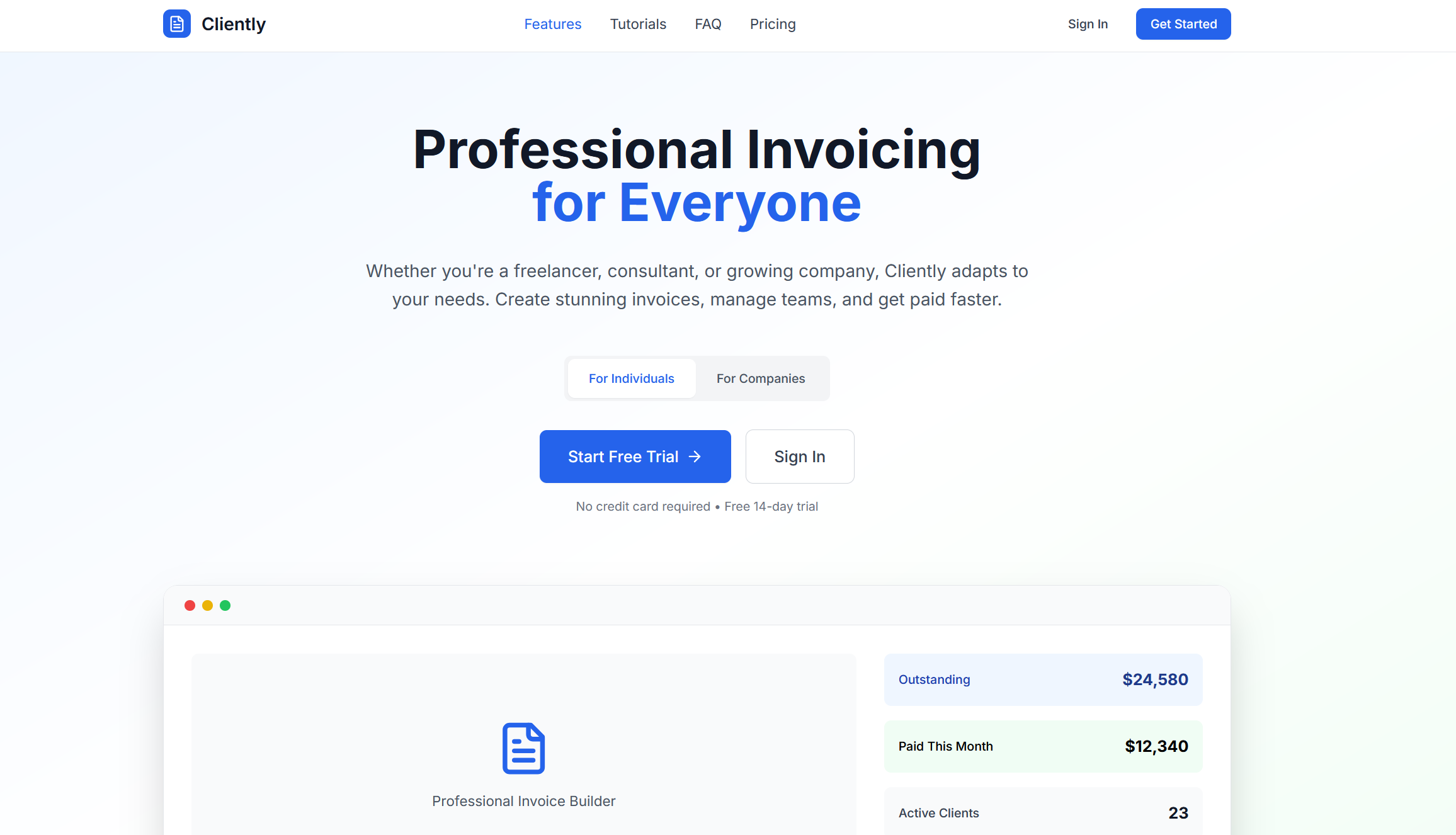 Cliently gallery image