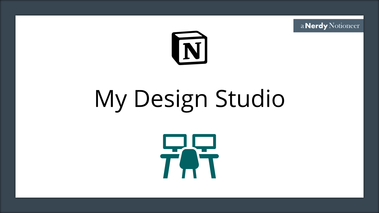 My Design Studio in Notion gallery image