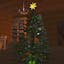 Virtual decoration: Christmas tree
