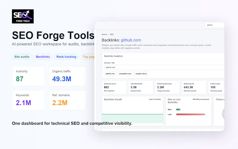 SEO Forge screenshot 2