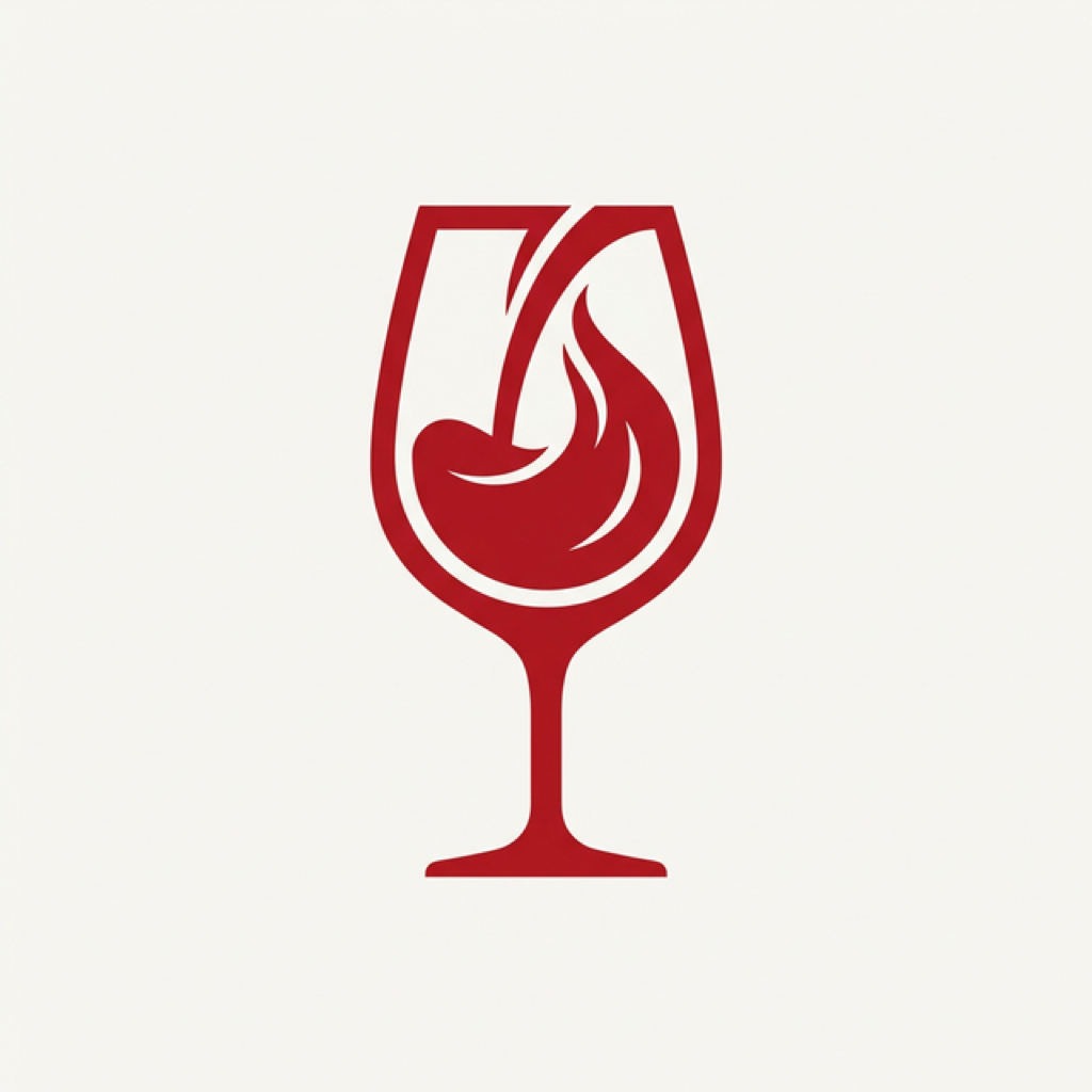 Pour Decisions - Wine Pairing - Product Hunt launch logo and brand identity