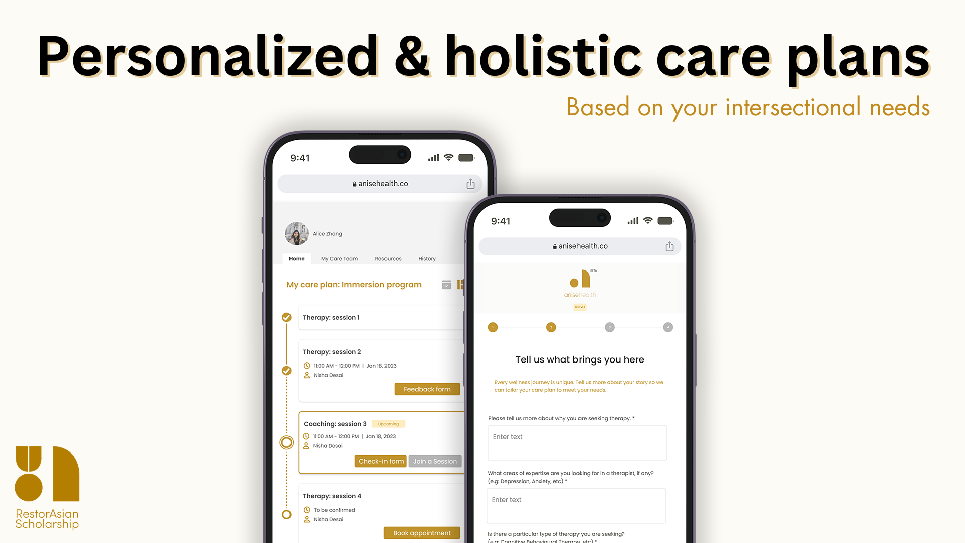 startuptile Anise Health-Culturally responsive mental healthcare: free for 1 month