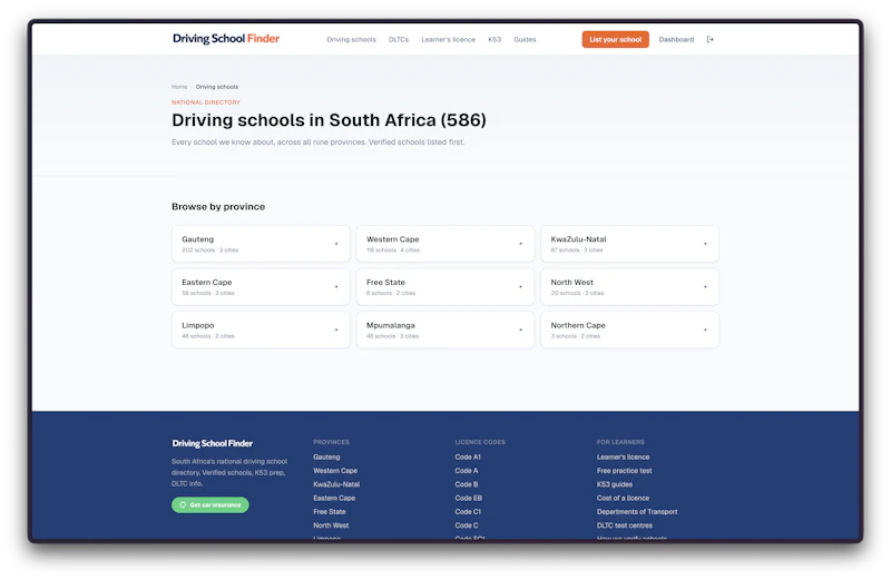 Driving School Finder screenshot 2