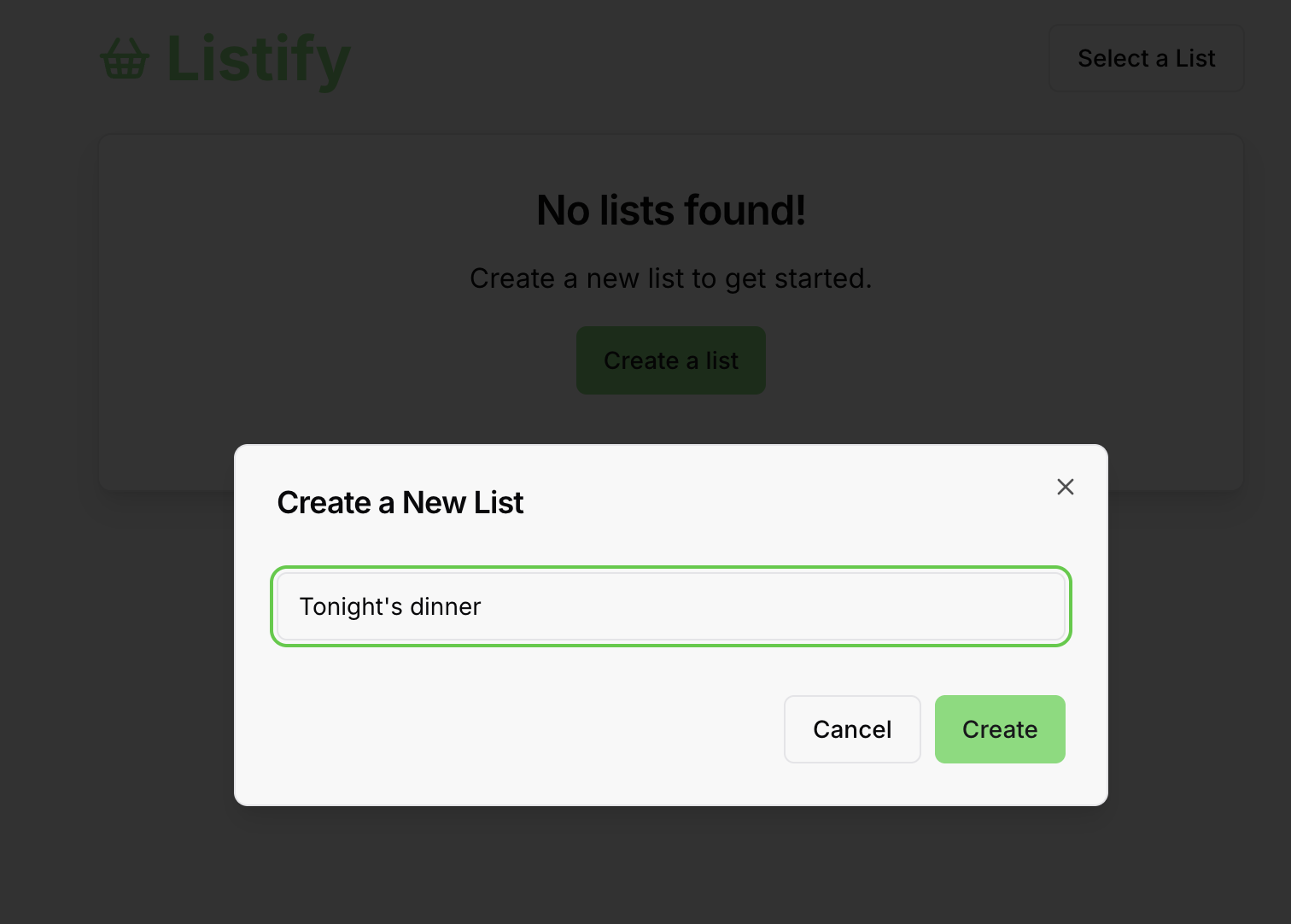 Listify gallery image