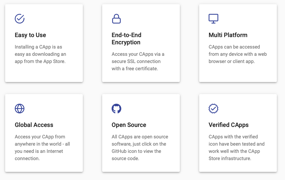 CApp Store - Screenshot 2 showing product features and functionality
