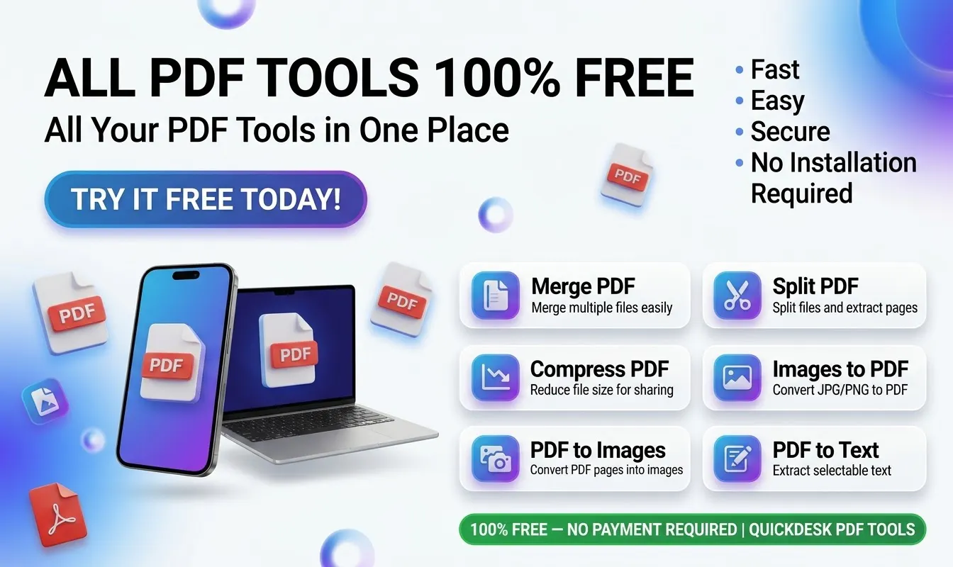 QUICKDESK PDF TOOLS gallery image