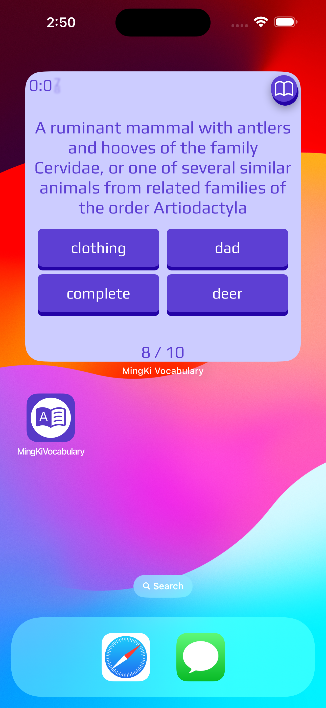 Mídia 5 de Jogos de vocabulário Mingki - Jogue jogos de palavras em widgets