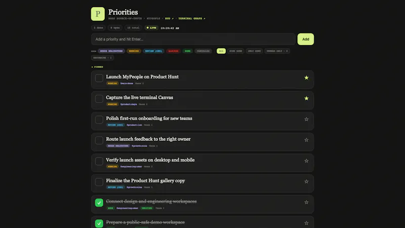 MyPeople screenshot 2