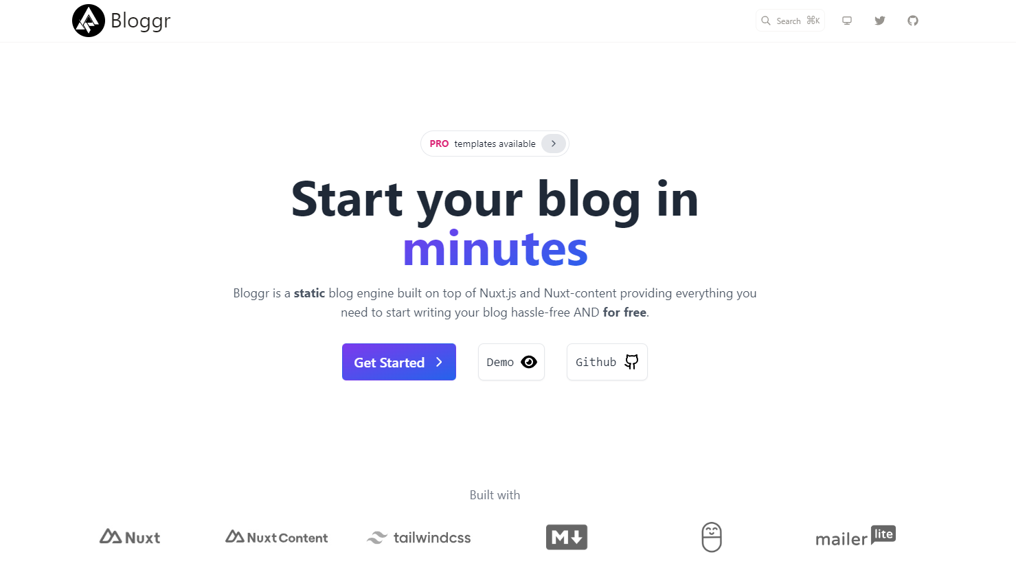 bloggrify - マークダウンファイルから数分で展開されたブログまでメディア2