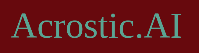 Acrostic AI logo