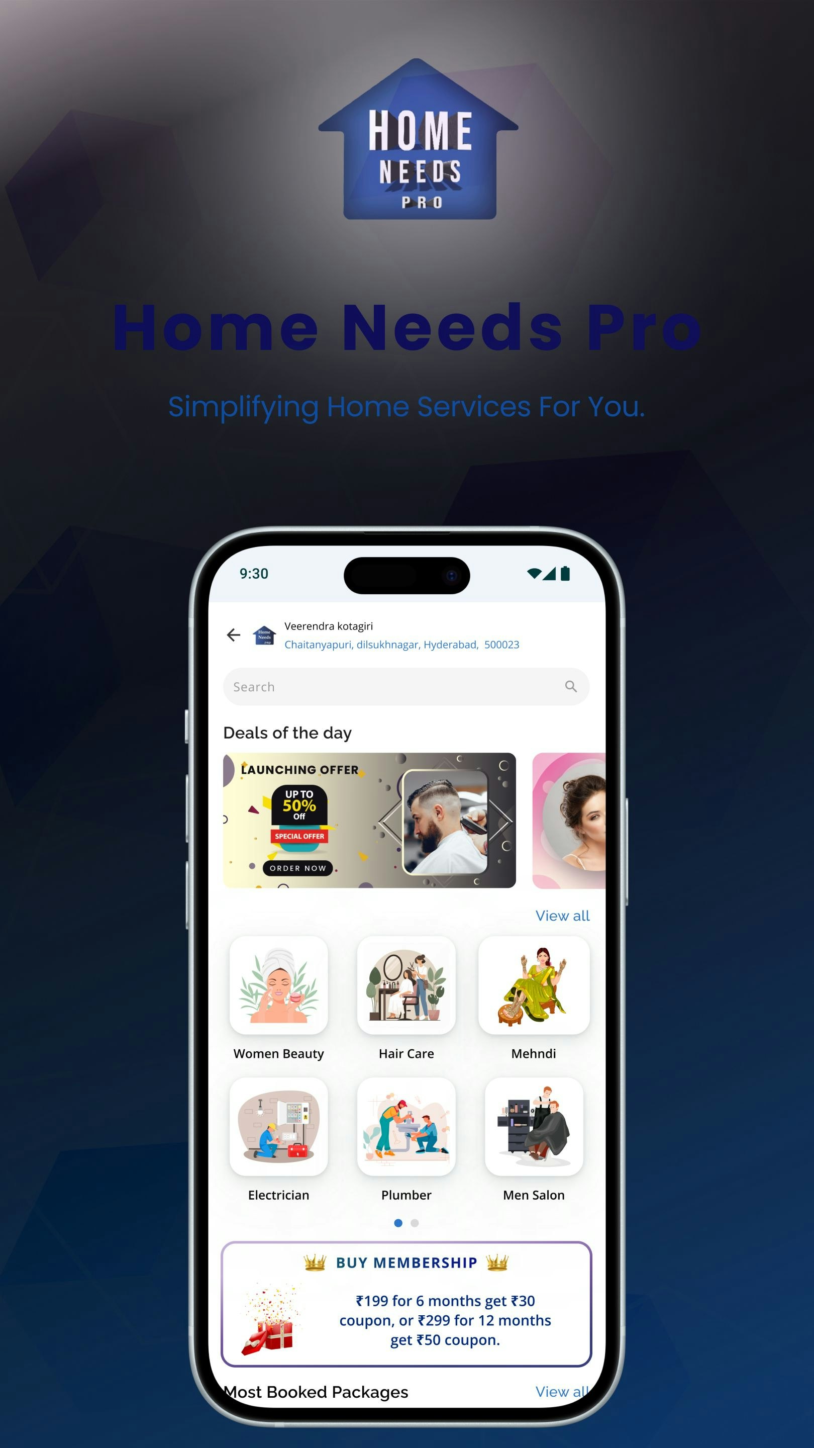 Home Needs Pro logo