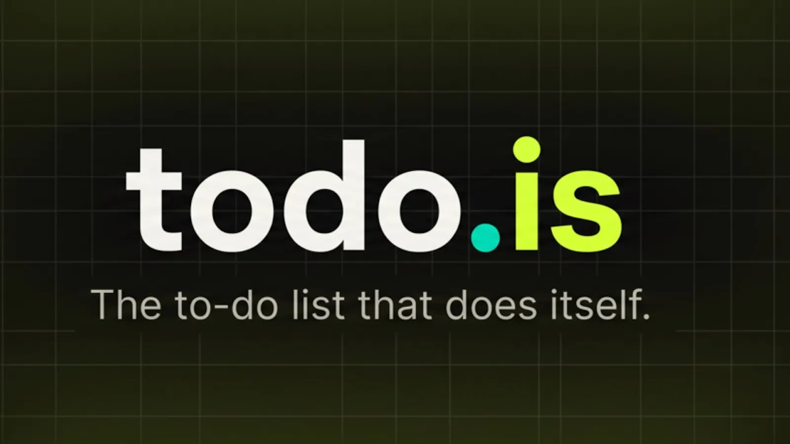 ToDo.is screenshot 1 (video preview)