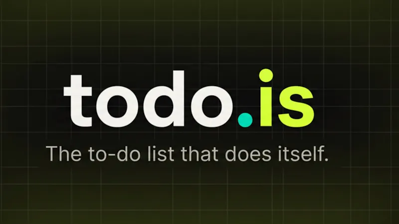 ToDo.is screenshot 1 (video preview)