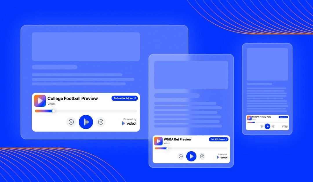 Vokol: Personalized Sports Podcasts gallery image