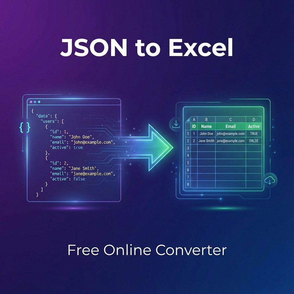 JSON to Excel Converter media 1