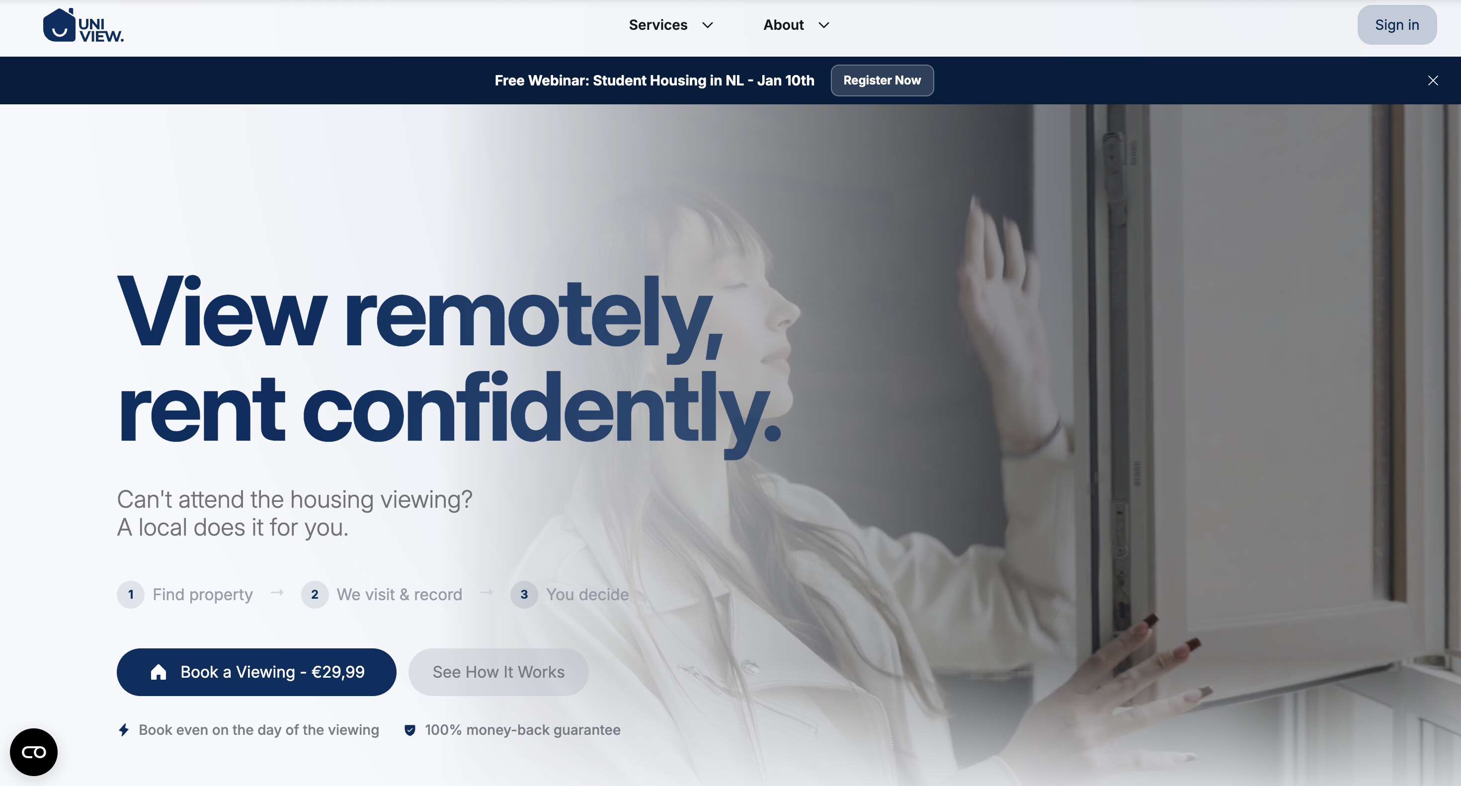 Uni View - Screenshot 2 showing product features and functionality
