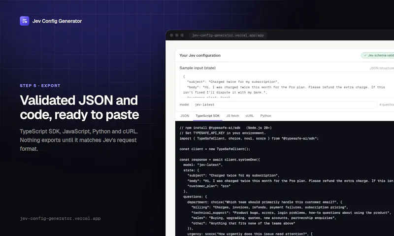 Jev Config Generator screenshot 6