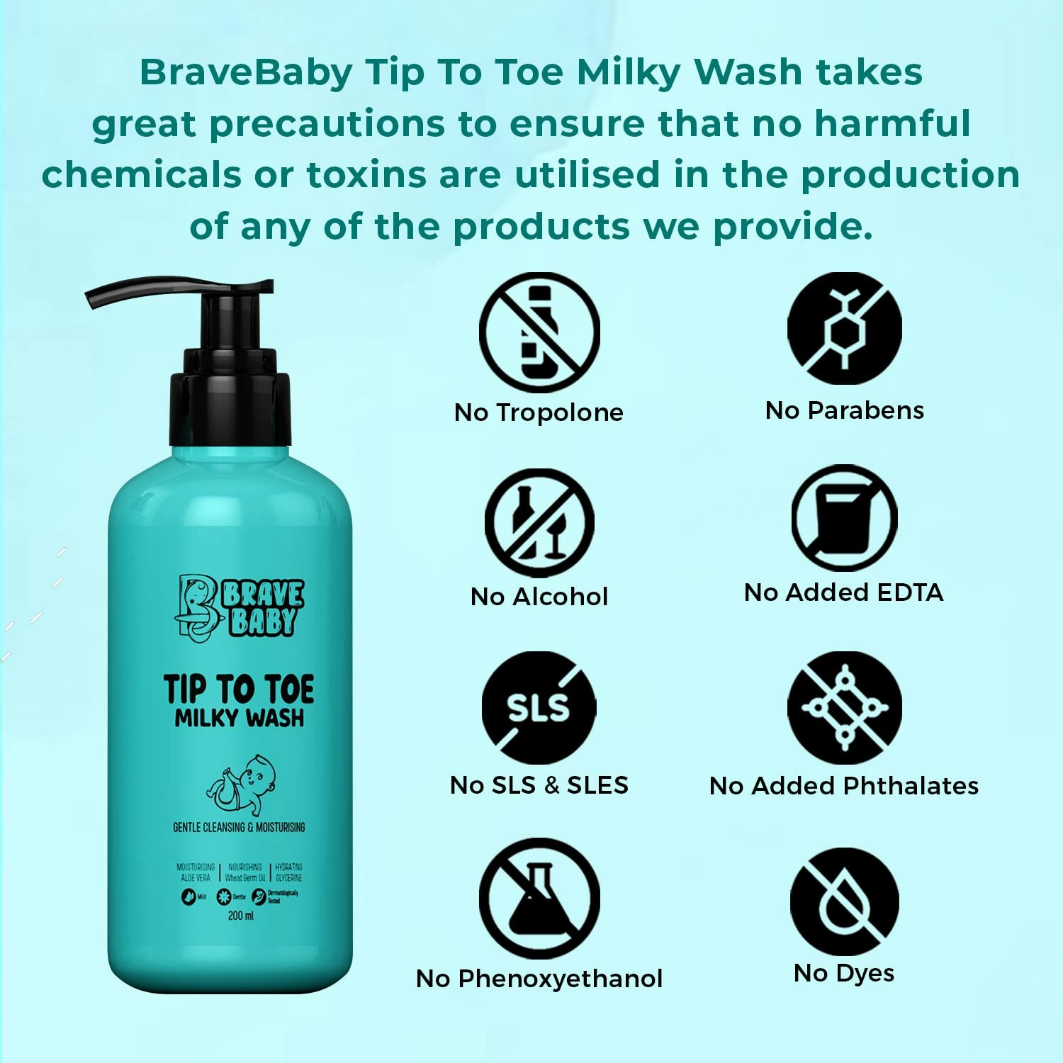 Brave Baby Bein Toe Toe Milky Wash media 5
