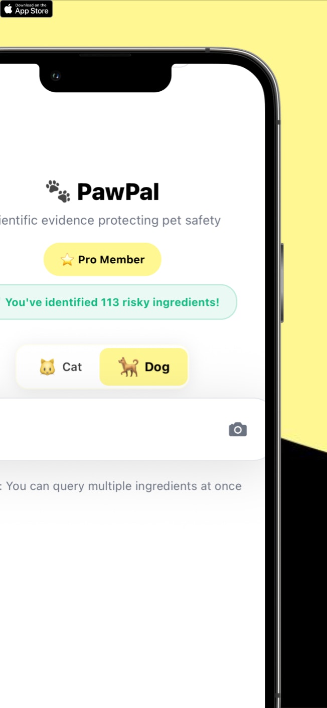 Pawpal: AI Pet Safety Scanner - Main screenshot showing features and interface