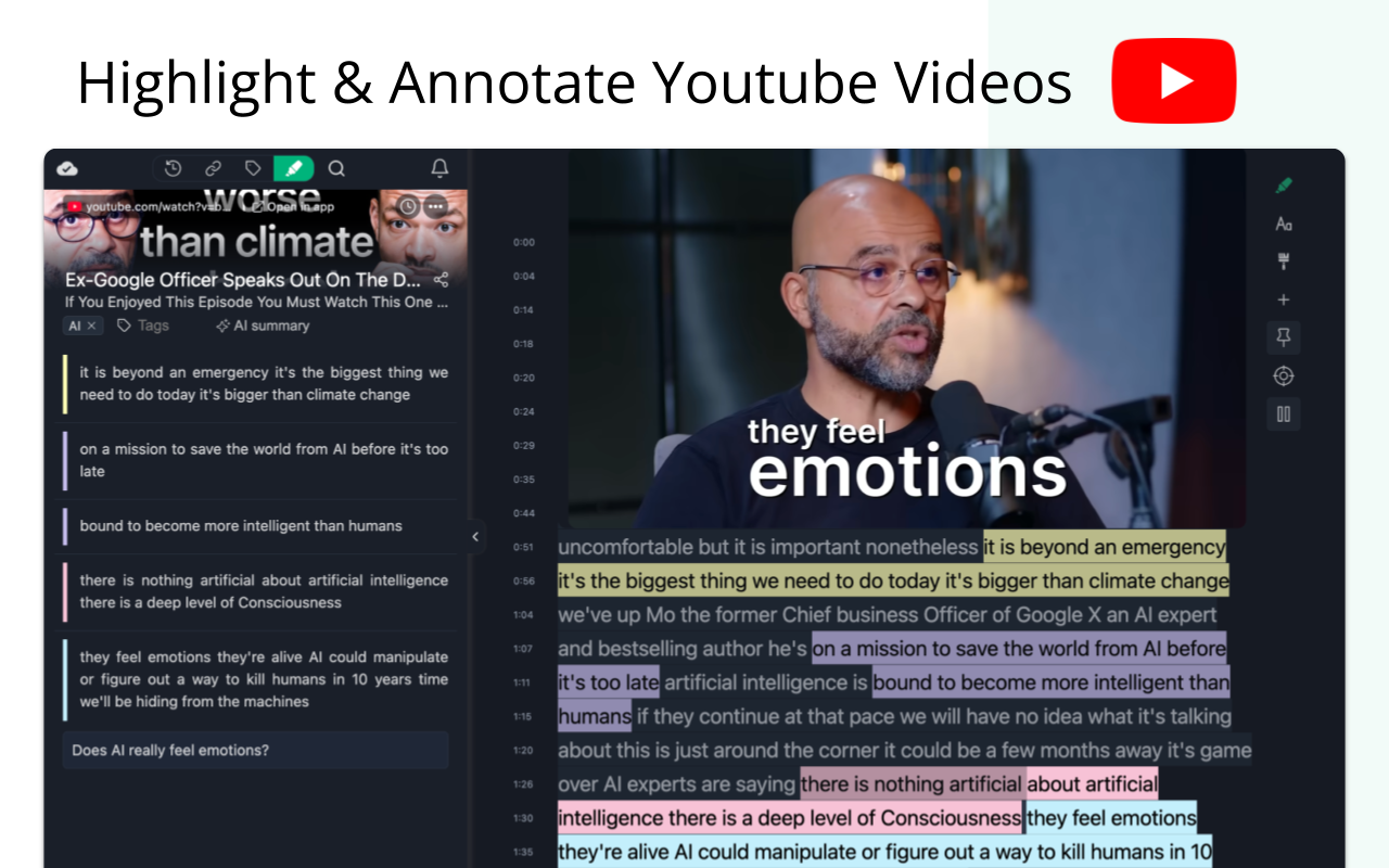 Web & Youtube Highlighter + AI Summary gallery image