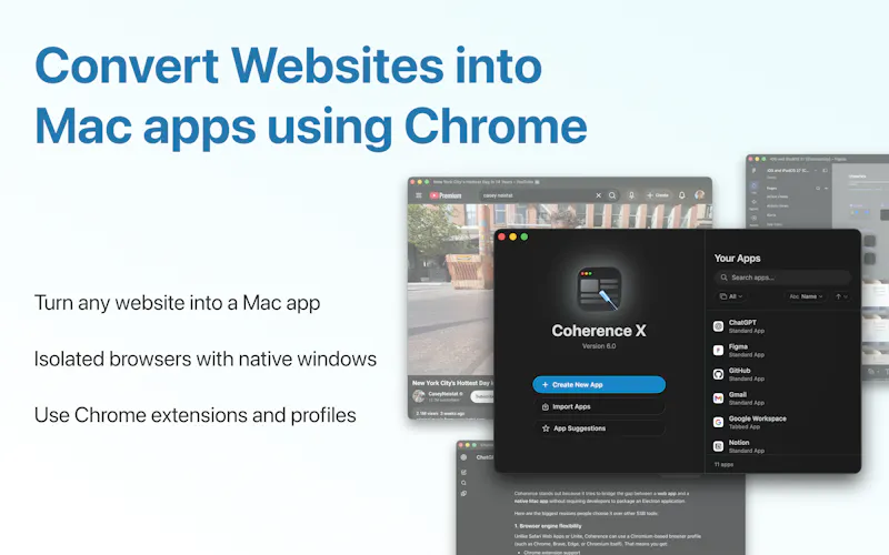 Coherence X6 for macOS screenshot 1