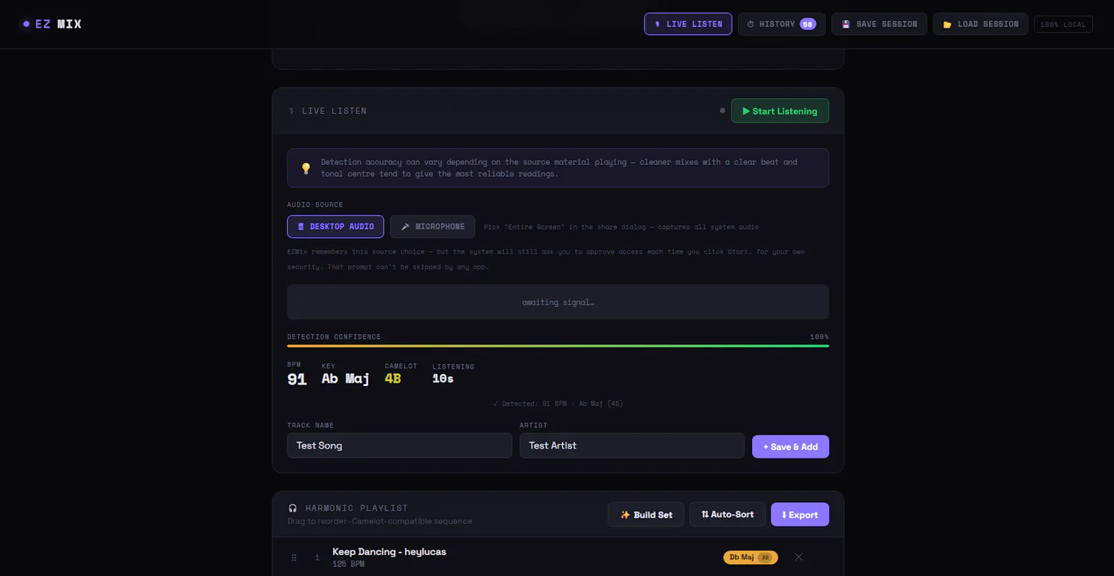 EZMIX Launch screenshot 2
