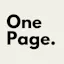 A Simple One-Page Notion Template: