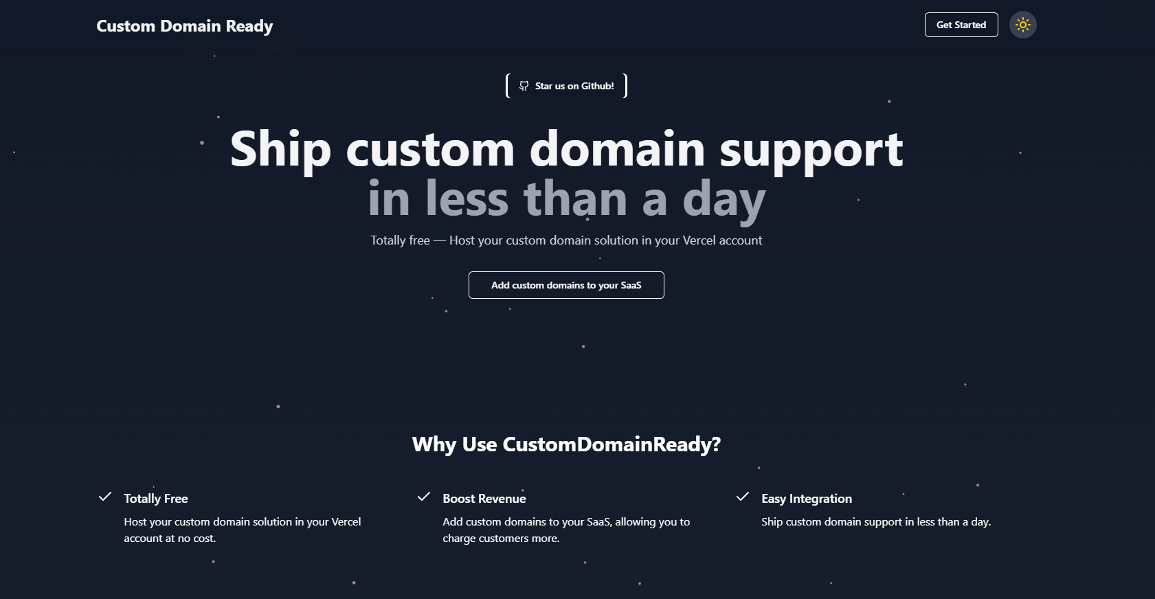Mídia 1 de Domínio personalizado pronto