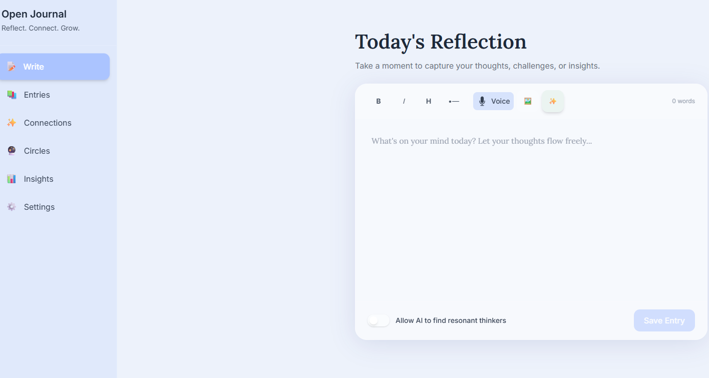 Open Journal — Reflect. Connect. Grow. gallery image