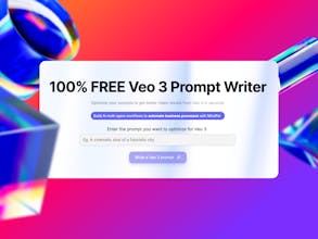 Veo 3 Prompt Writer gallery image