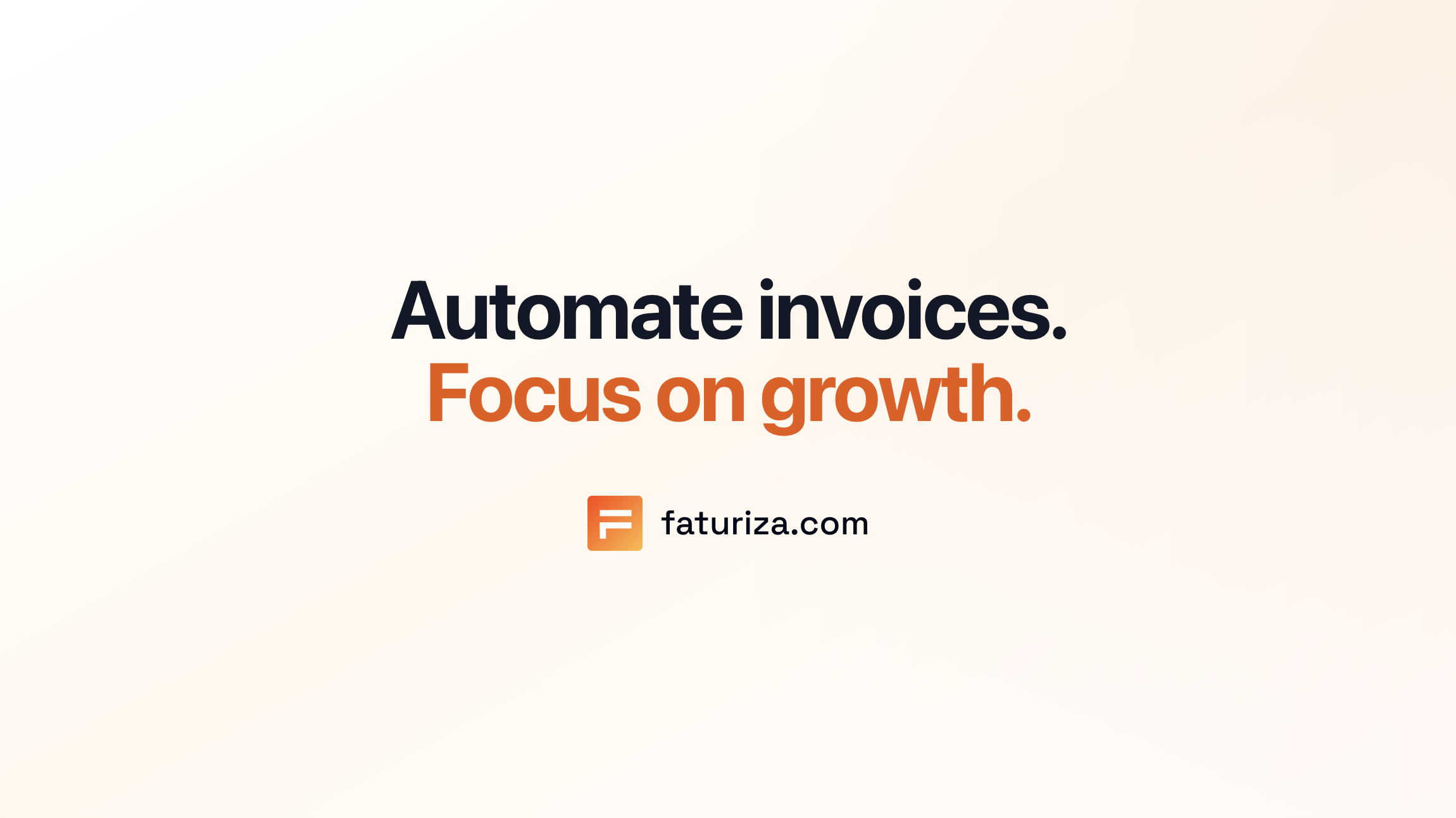 Faturiza - Main product screenshot demonstrating key features and user interface