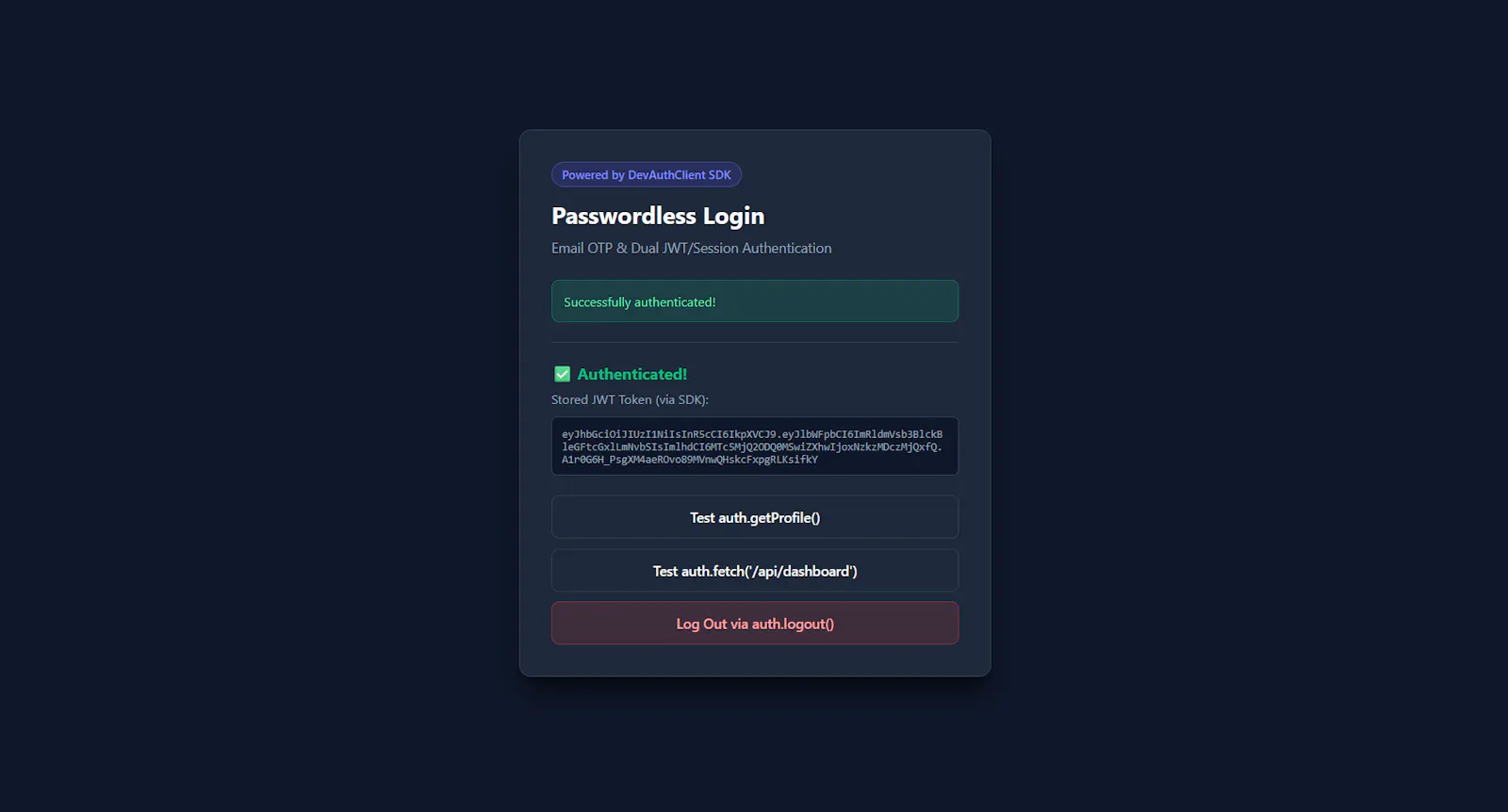 devauthkit screenshot 5