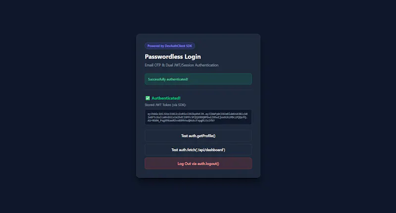 devauthkit screenshot 5