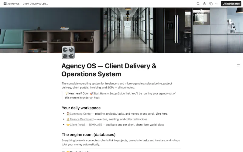 Agency OS screenshot 2