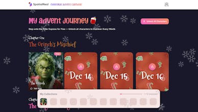 SpatialReal Christmas Calendar gallery image