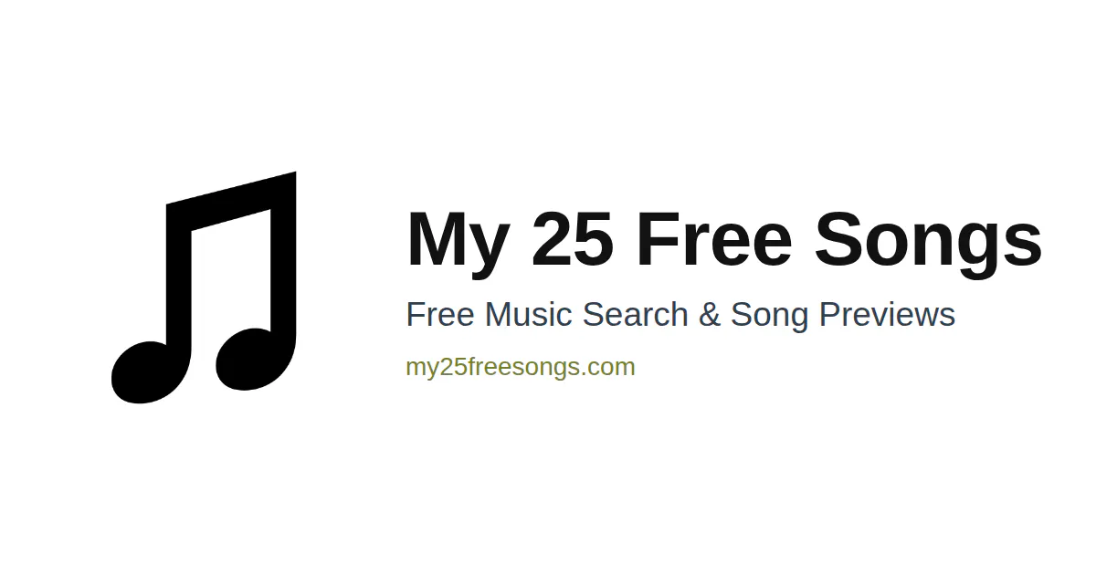 My 25 Free Songs gallery image