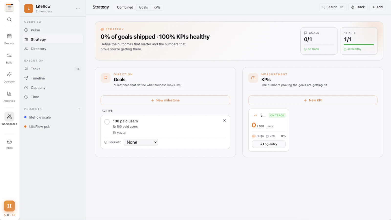LifeFlow Execution OS screenshot 3