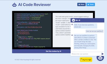 AI Code Reviewer gallery image