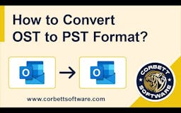 Corbett OST to PST Converter Software media 1