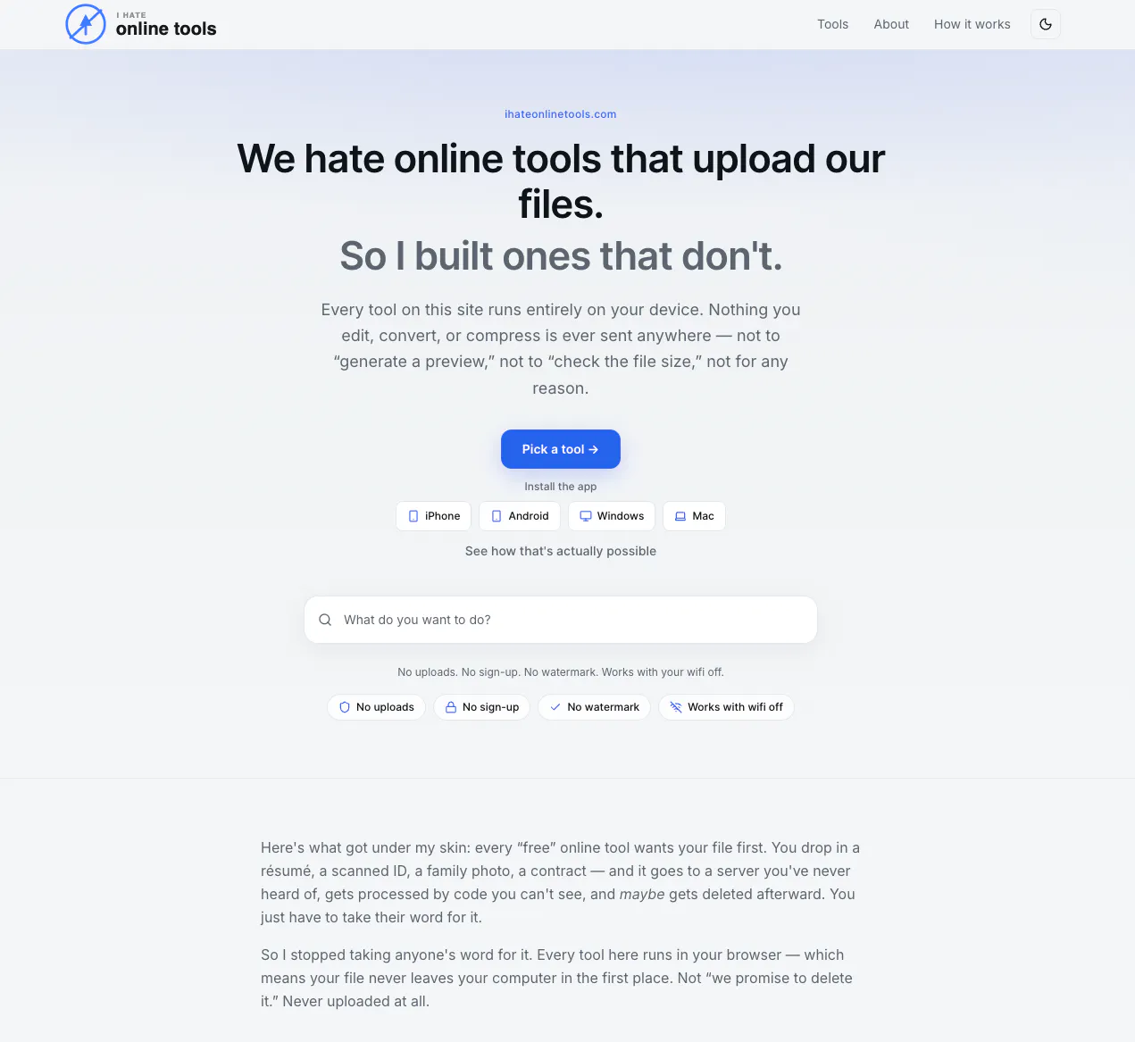 I Hate Online Tools gallery image